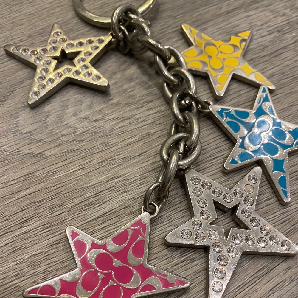 Coach Keychain - Stars Multicolor - Picture 2 of 4